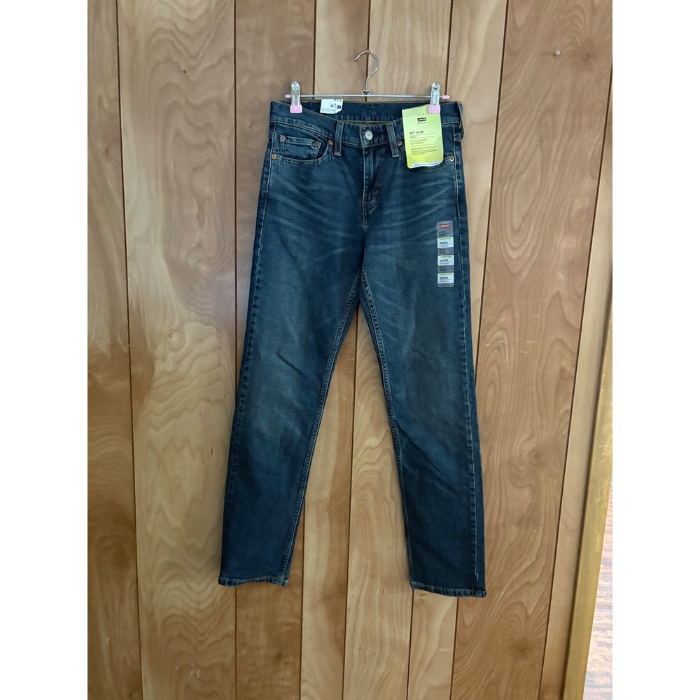Levis 511 Slim Fit Mens Jeans Dark Wash Blue 28x32 New NWT 04511-5656